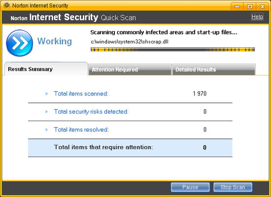 Symantec Norton Internet Security 2008